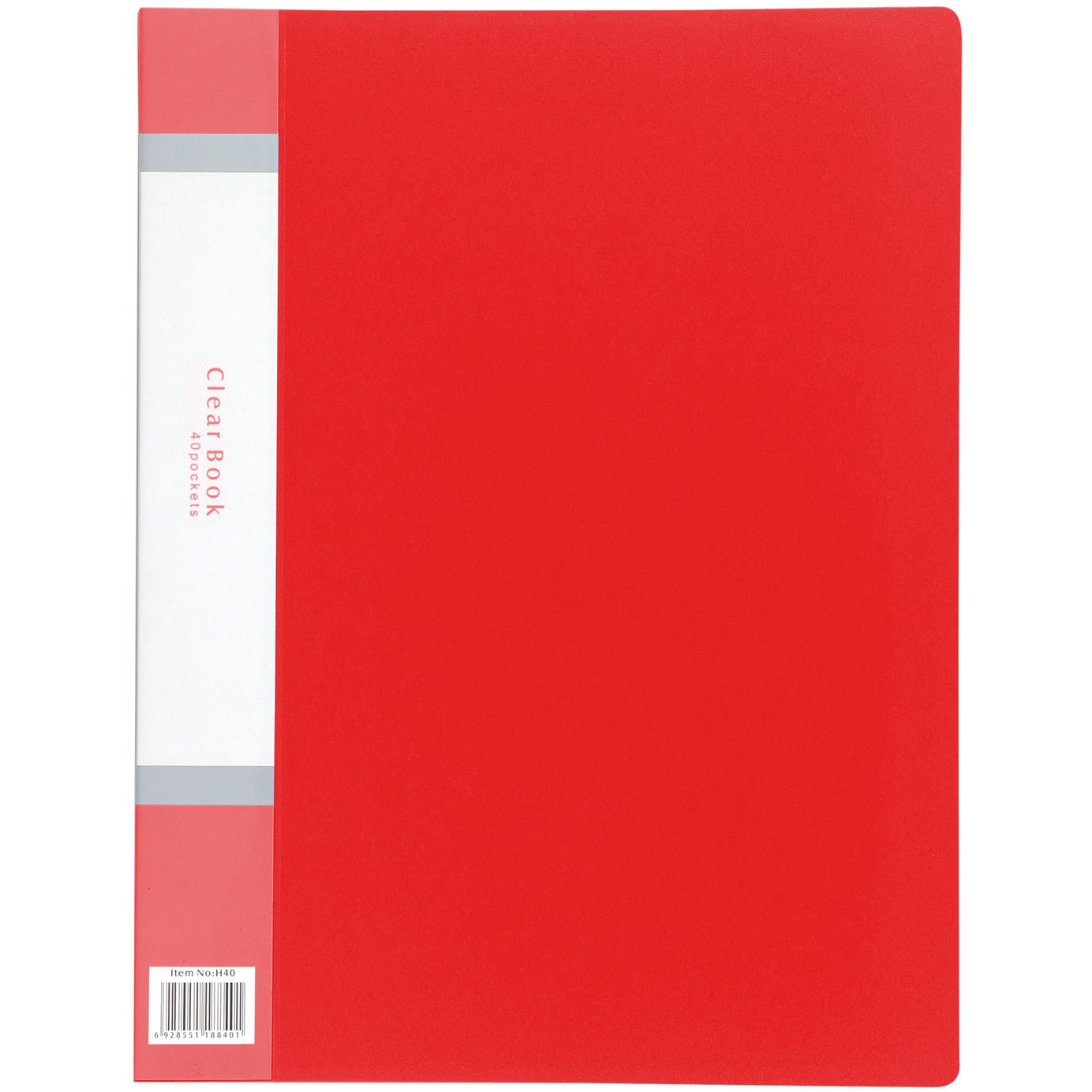 (業務用セット) A4クリアブック 40ポケット ベーシックカラー CB1033Y-N イエロー〔×10セット〕 業務用セット A4クリアブック 40ポケット ベーシックカラー CB1033B-N