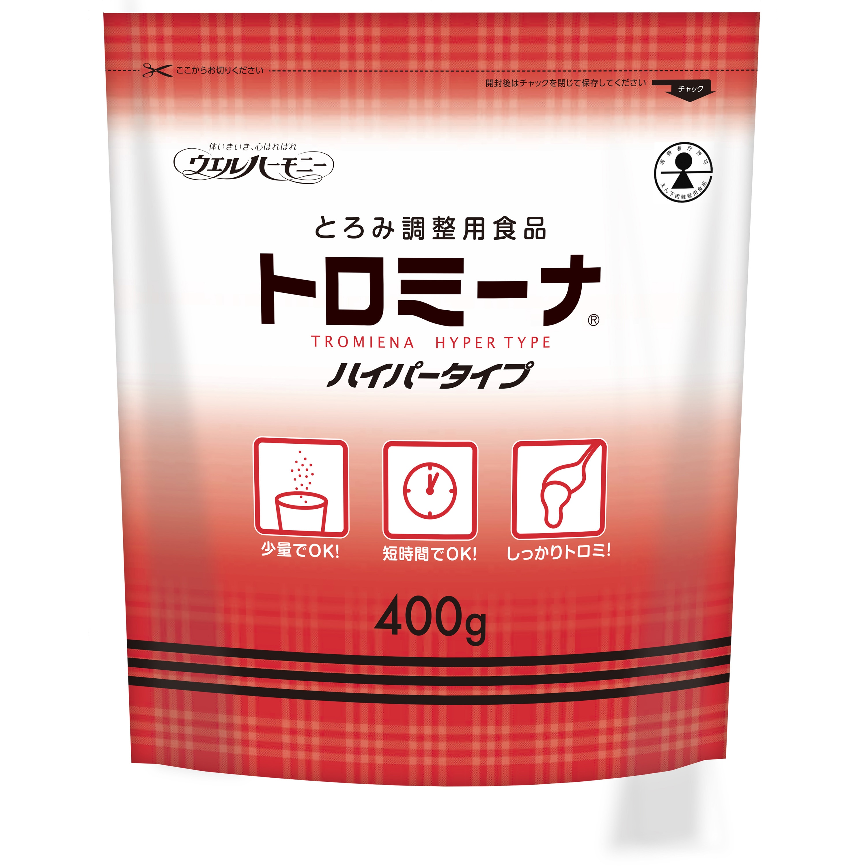 トロミーナ ハイパータイプ 1箱(400g×10袋) ウエルハーモニー 【通販