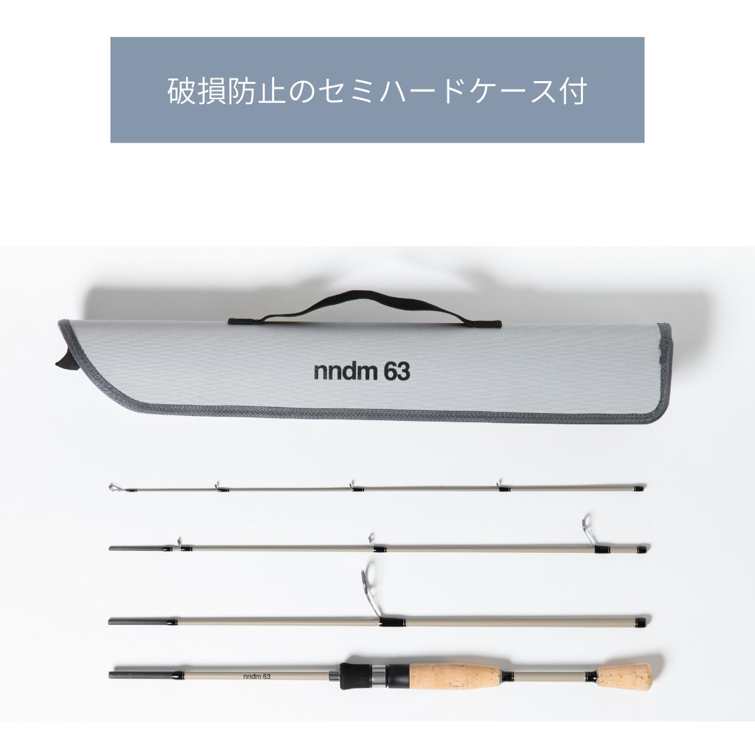 nndm コンパクトロッド アズーロ 全長6.3(ft) 仕舞52cm - 【通販