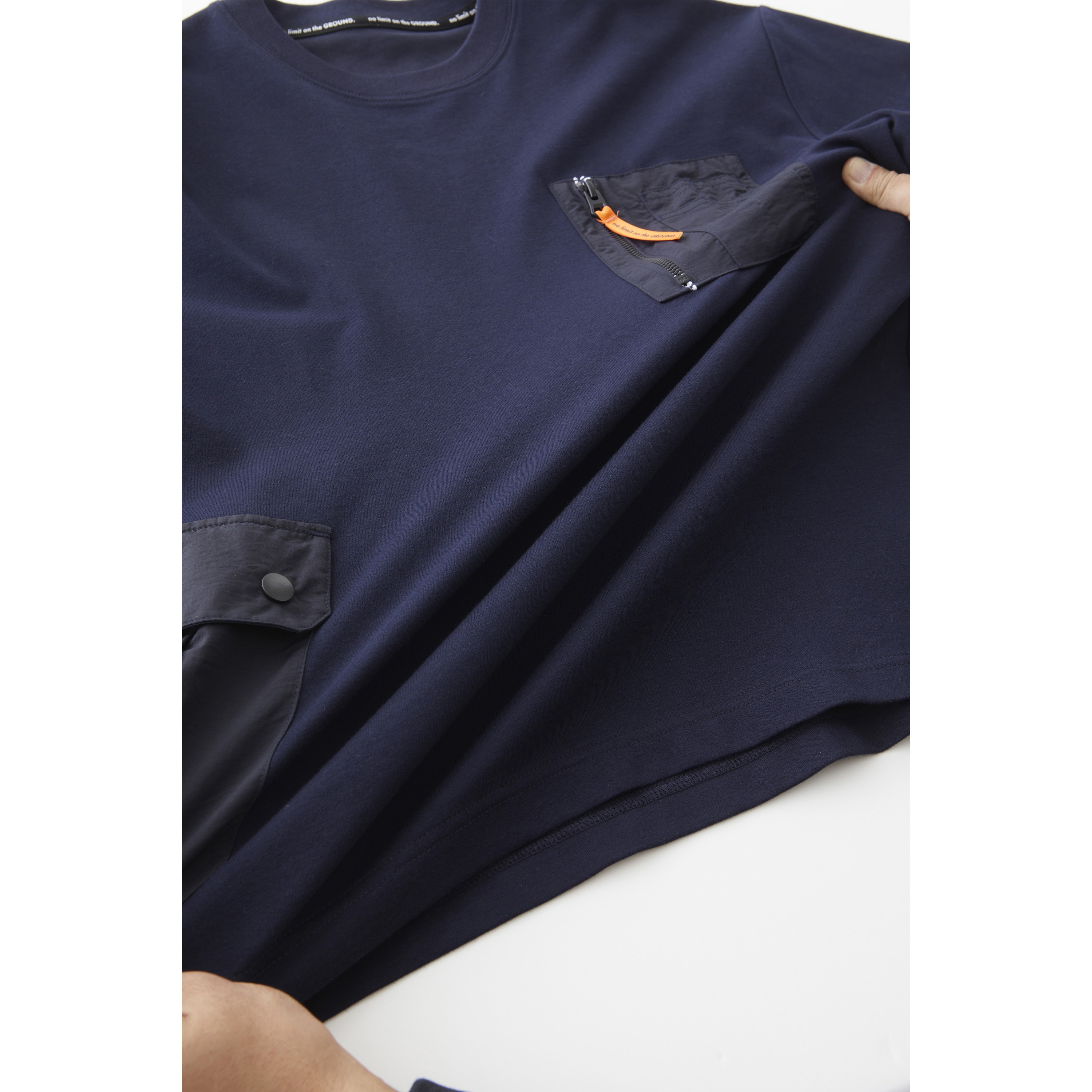 1305-53 半袖Tシャツ 桑和 ネイビー色 サイズLL 1305-53 - 【通販