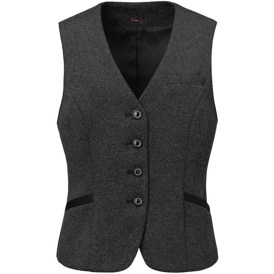 SA490V-7 ベスト 神馬本店 女性用 ブラック色 5号サイズ  SA490V-7