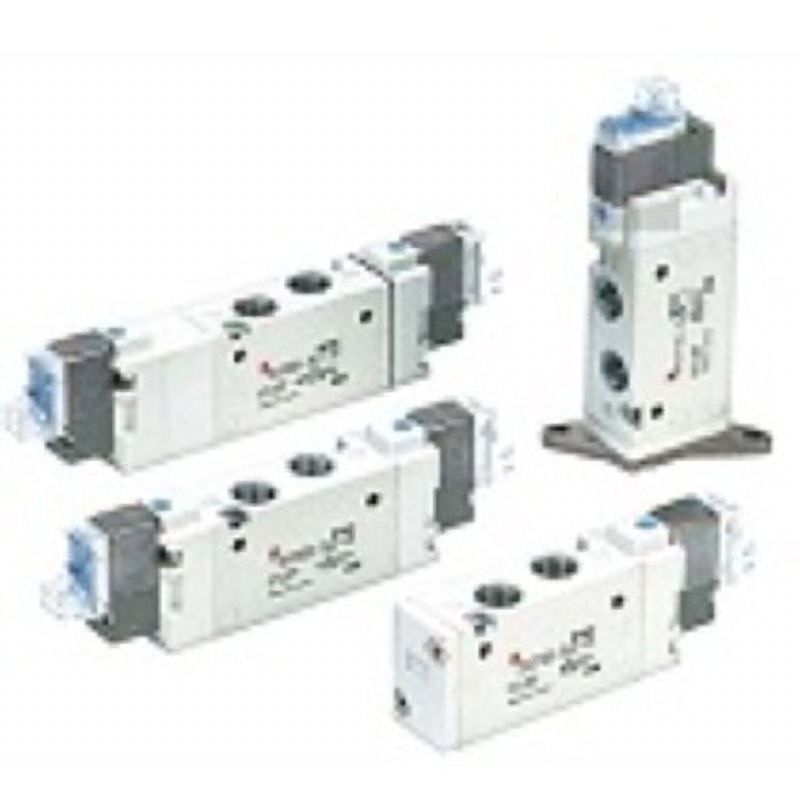 SYJ7223-2D-C8 SYJ7000 Series 5ポートソレノイドバルブ SMC DIN形ターミナル 2位置ダブル 直接配管形 SYJ7223-2D-C8