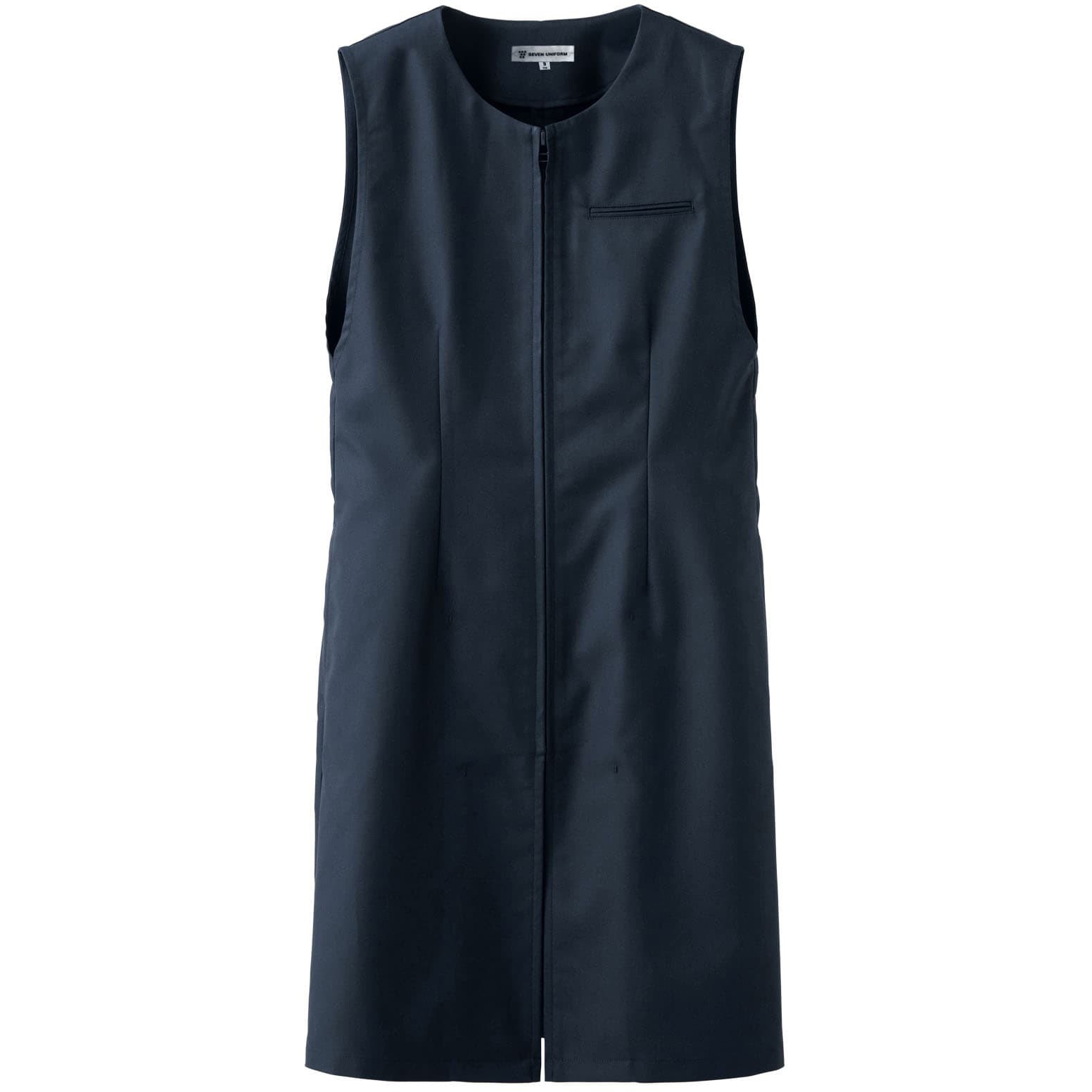 CA2198-1 女性用サービスコート CA2198 セブンユニフォーム ネイビー色