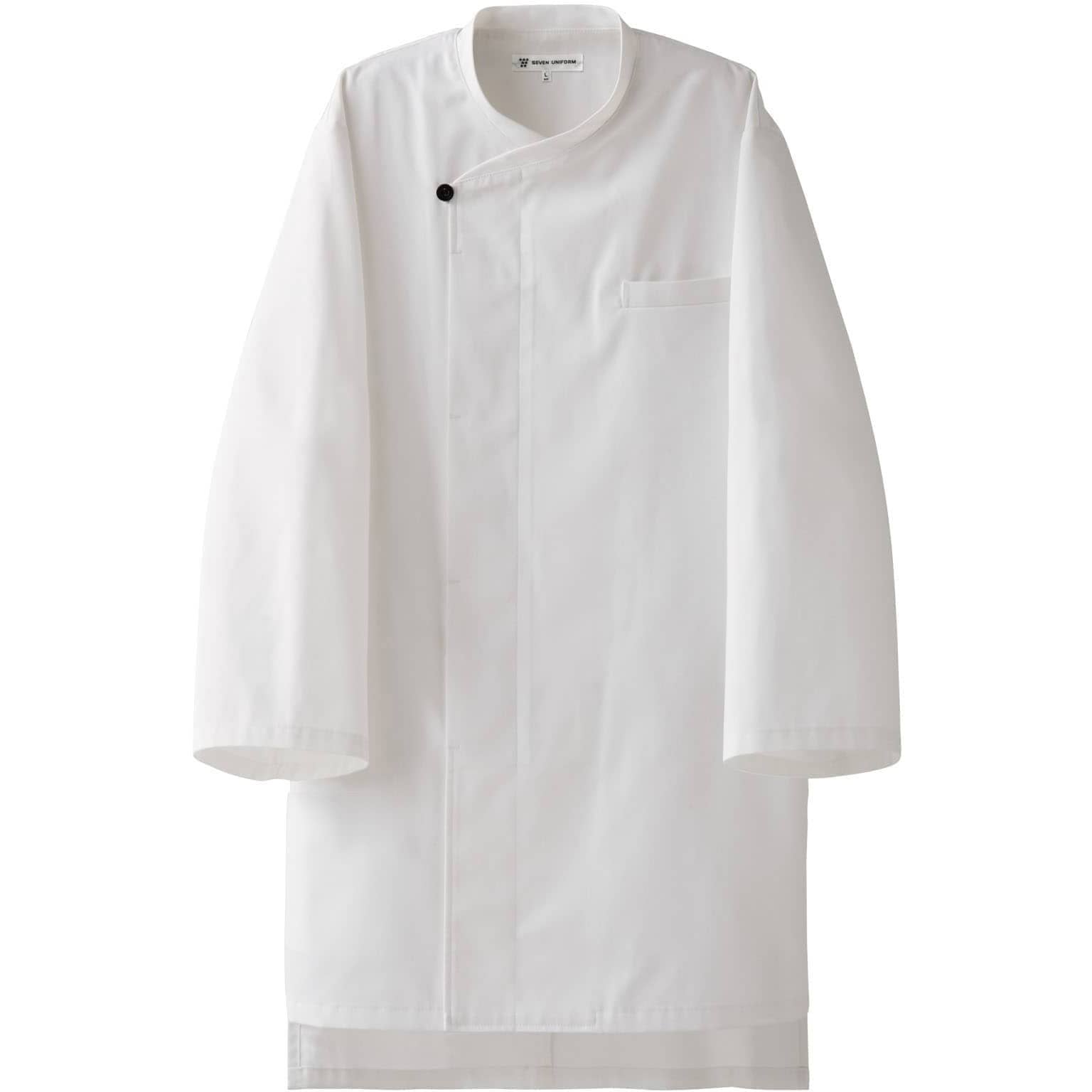 EA3078-0 男女兼用コート EA3078 セブンユニフォーム ホワイト色 サイズSS