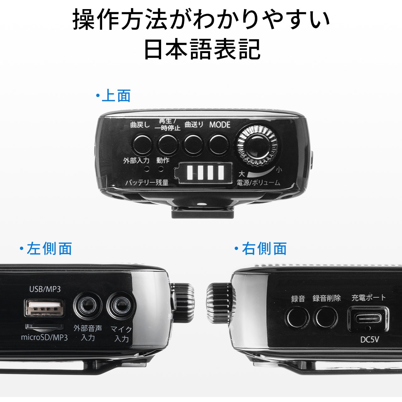 400-SP105 拡声器スピーカー 1個 サンワダイレクト 【通販モノタロウ】