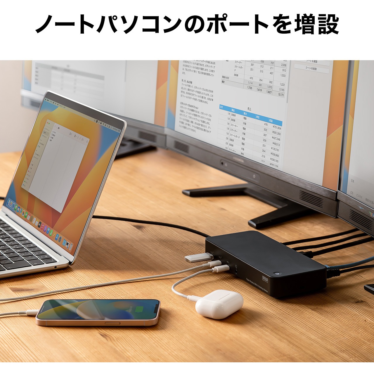 400-VGA023 ドッキングステーション 1個 サンワダイレクト 【通販