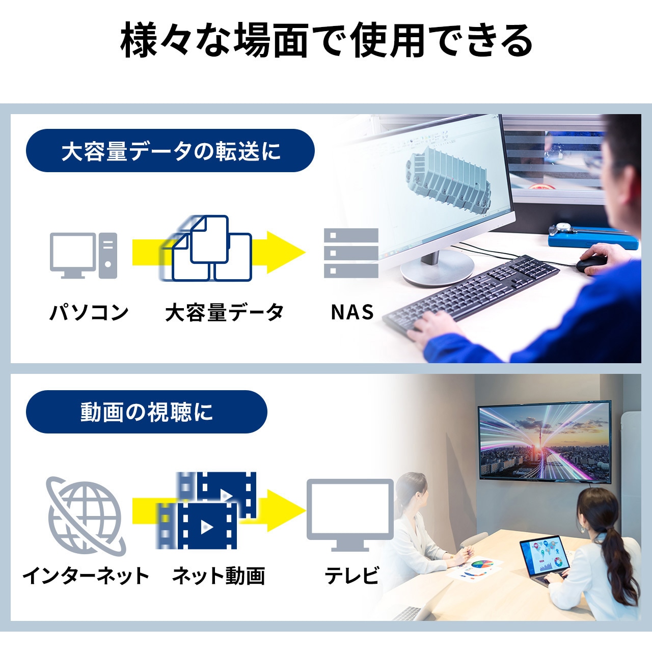 500-LAN6A-CB100BL LANケーブル サンワダイレクト カテゴリーCat6A