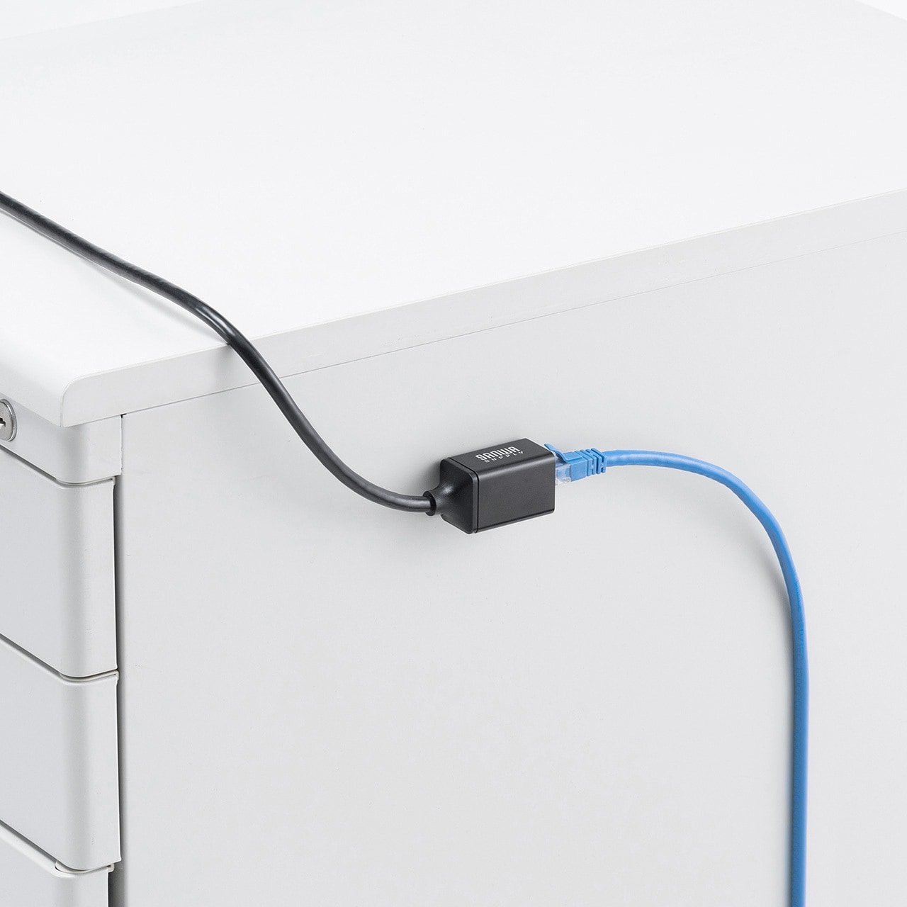 500-LAN6AEX-01 LANケーブル サンワダイレクト ブラック色 1m 1本 500