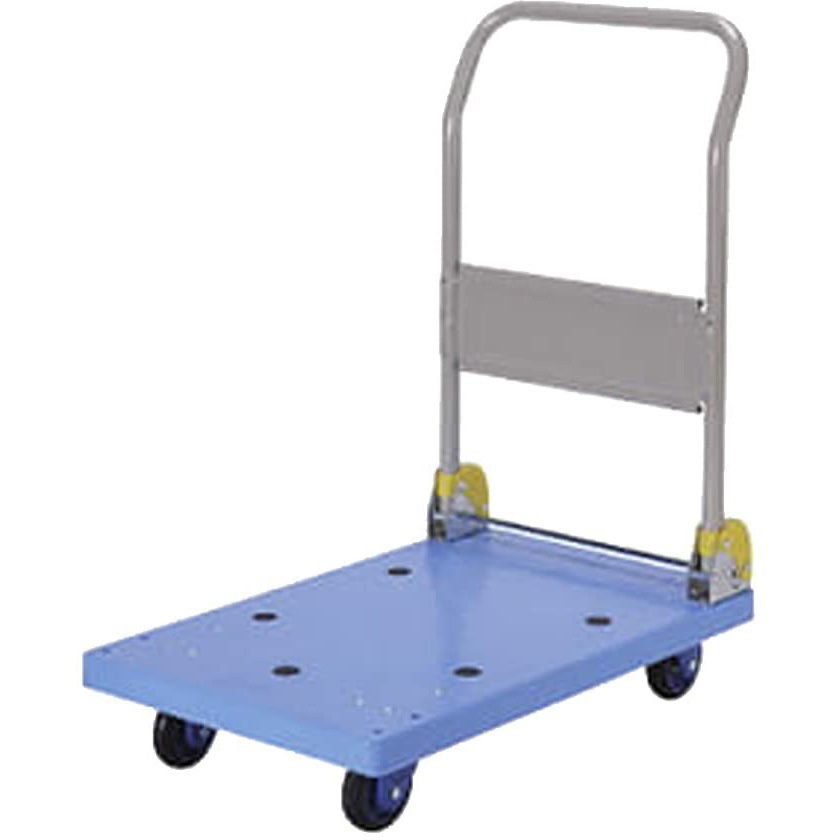 PB101CP 最大積載質量150kg 折りたたみ台車 静音キャスター アルインコ 樹脂製 折り畳み式