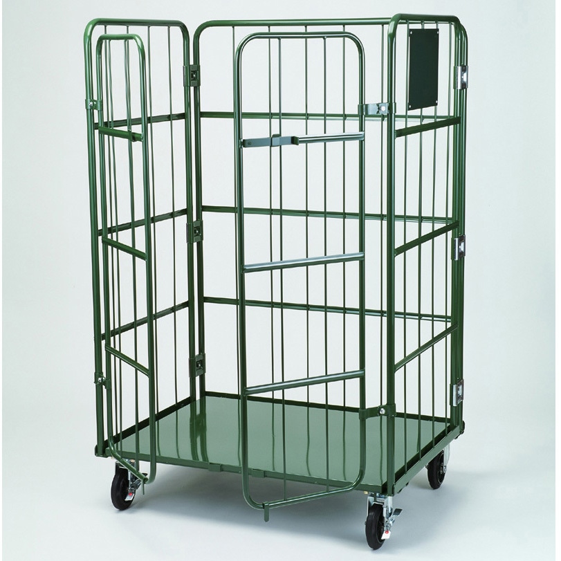 KB-5C グリーン ラスティーパレット(観音扉付) ナンシン キャスター径