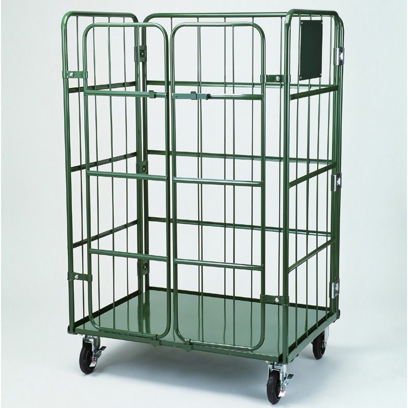 KB-5C グリーン ラスティーパレット(観音扉付) ナンシン キャスター径