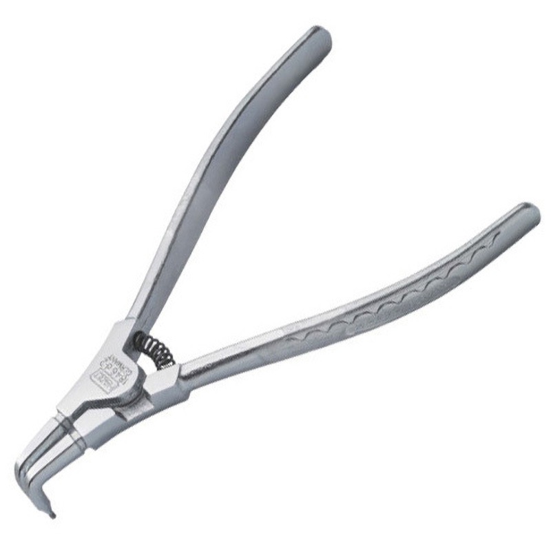 1846D-3 スナップリングプライヤー 軸用 90°曲がりタイプ 1丁 ハゼット 【通販モノタロウ】