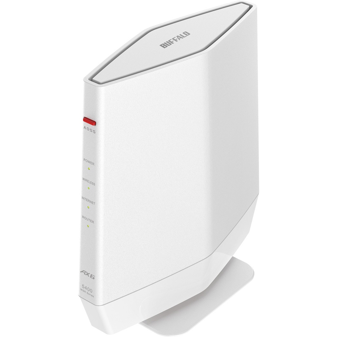 バッファロー無線ルーター WSR-5400AX6P/DWH 無線LAN親機11ax/ac/n/a/g/b 4803+ 573Mbps 1台
