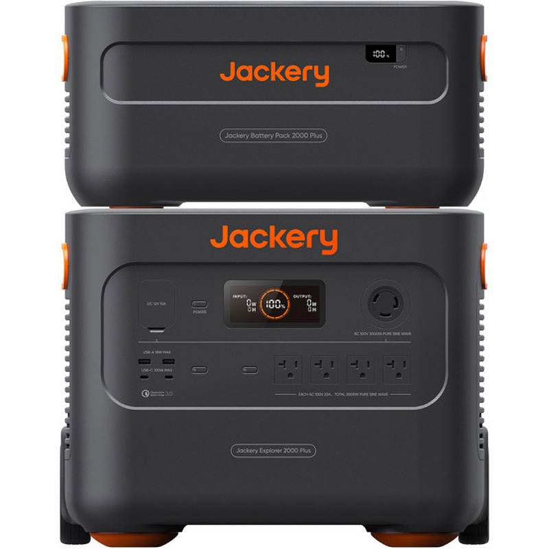 JE-2000C+JBP-2000A Jackery Generator2000Plus 拡張バッテリーセット 1セット Jackery(ジャクリ) 【通販モノタロウ】