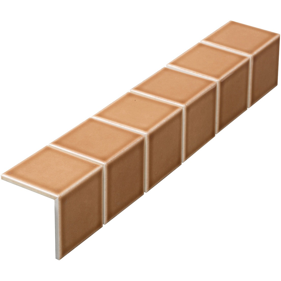 net-et-47k-corner-053 47mm角モザイクタイル裏ネット張り レトロカラー単色コーナー 1セット(50個) 玉川窯業 【通販モノタロウ】