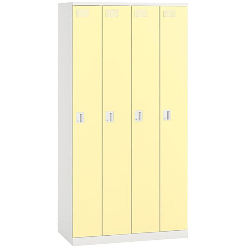 HCE-0941CS-YE クローレ塗装扉4人用シリンダー錠＜配送時組立サービス付＞ 1台 イトーキ 【通販モノタロウ】