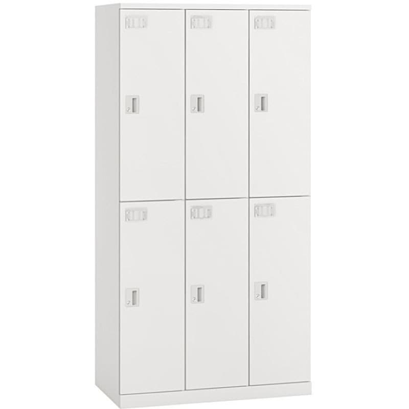 HCE-0932SS-W9 クローレ塗装扉6人用シリンダー錠＜配送時組立サービス付＞ 1台 イトーキ 【通販モノタロウ】