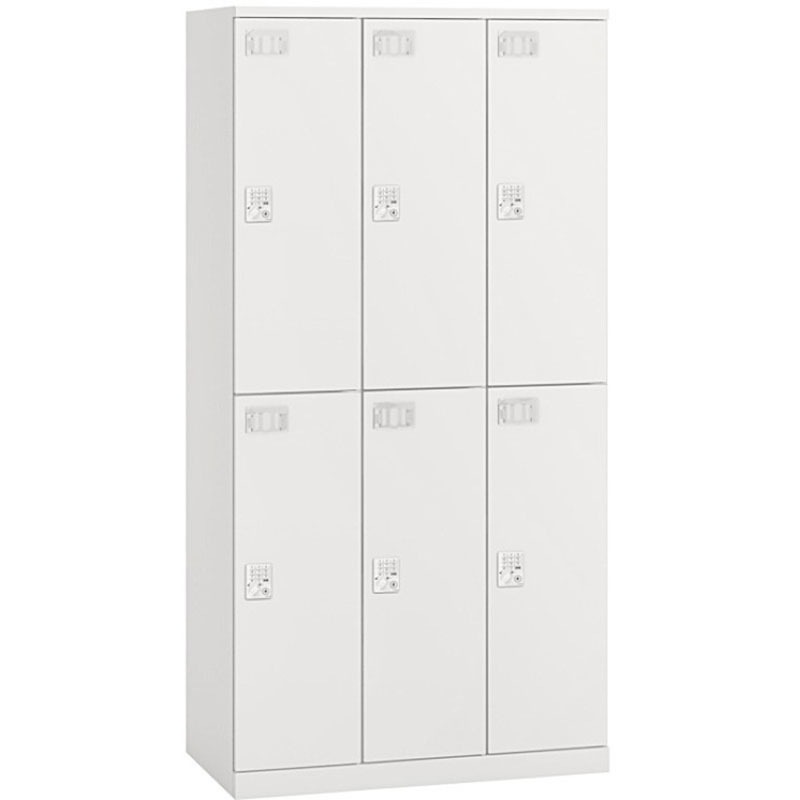 HCE-0932SP-W9 クローレ塗装扉6人用プッシュ錠＜配送時組立サービス付＞ 1台 イトーキ 【通販モノタロウ】