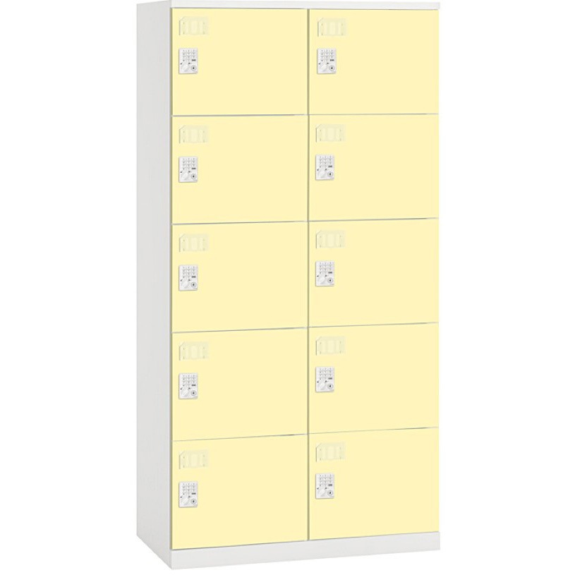 HCE-0925CP-YE クローレ塗装扉10人用プッシュ錠＜配送時組立サービス付＞ 1台 イトーキ 【通販モノタロウ】