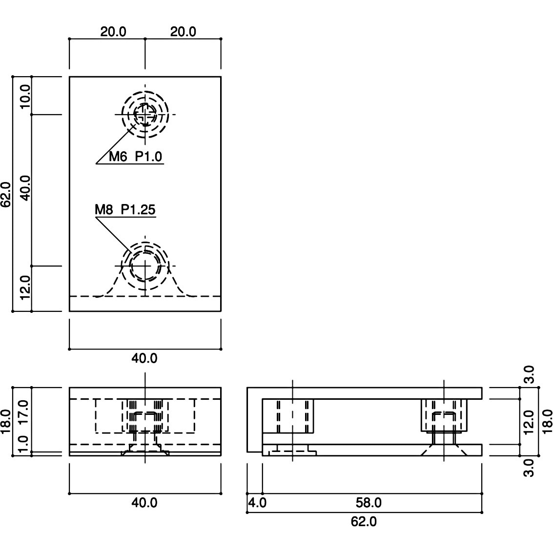 GHP-8110 天板ガラス用はめ込みプレート 1個 CLOVER(クローバ) 【通販モノタロウ】