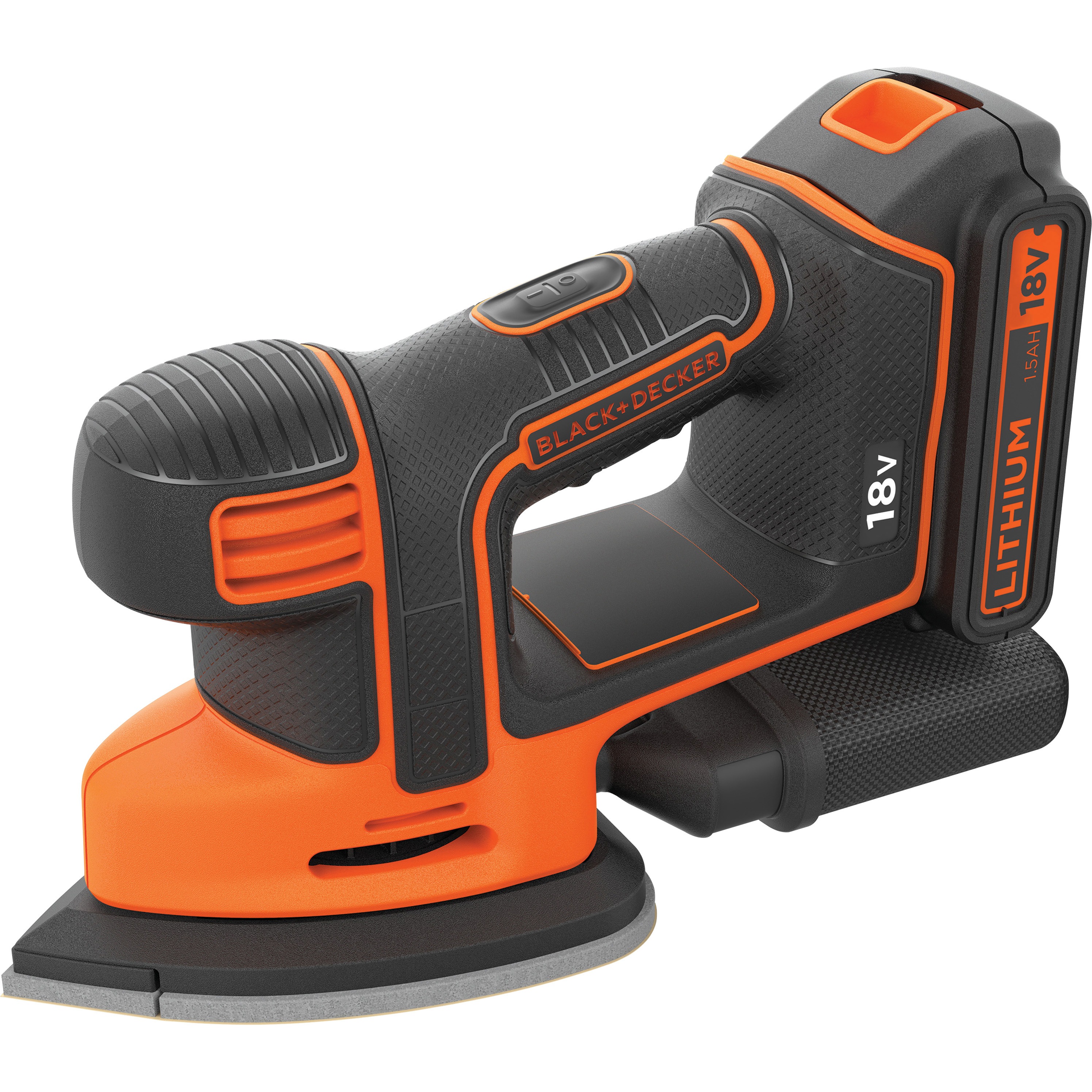BDCDS18-JP 18V コードレスマウスサンダー(バッテリー1個) 1個 BLACK&DECKER 【通販モノタロウ】