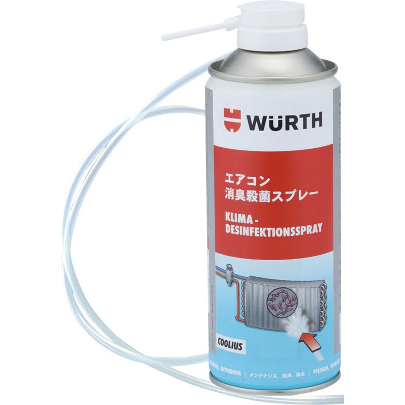 089376410 089    1 エアコン消臭除菌スプレー WURTH(ウルト) 香りアルコール