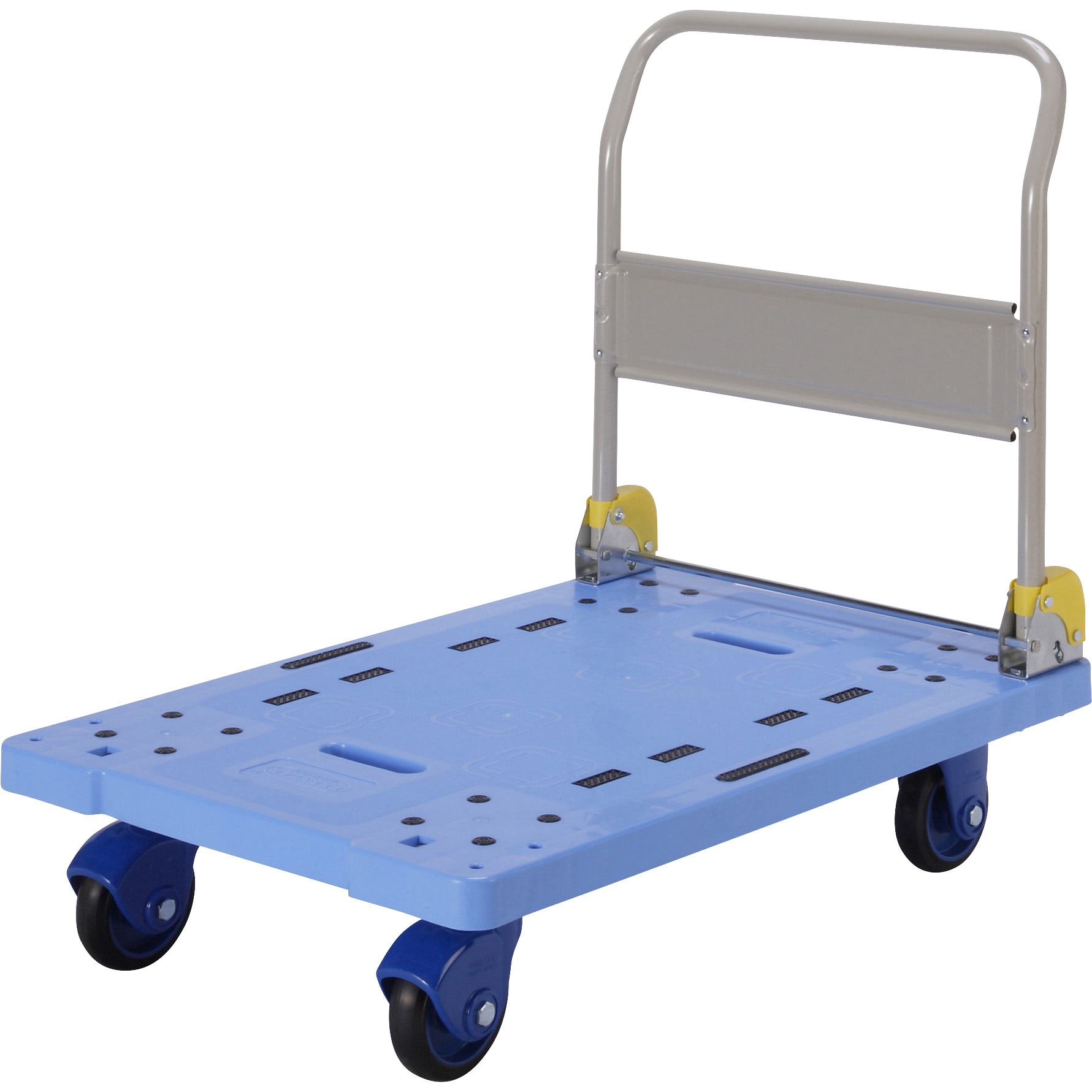 GCP-301-P ゴールドキャリー 樹脂運搬車 折りたたみハンドル式 東正車輛 荷重300kg ゴム車輪 荷台寸法900×600mm  GCP-301-P