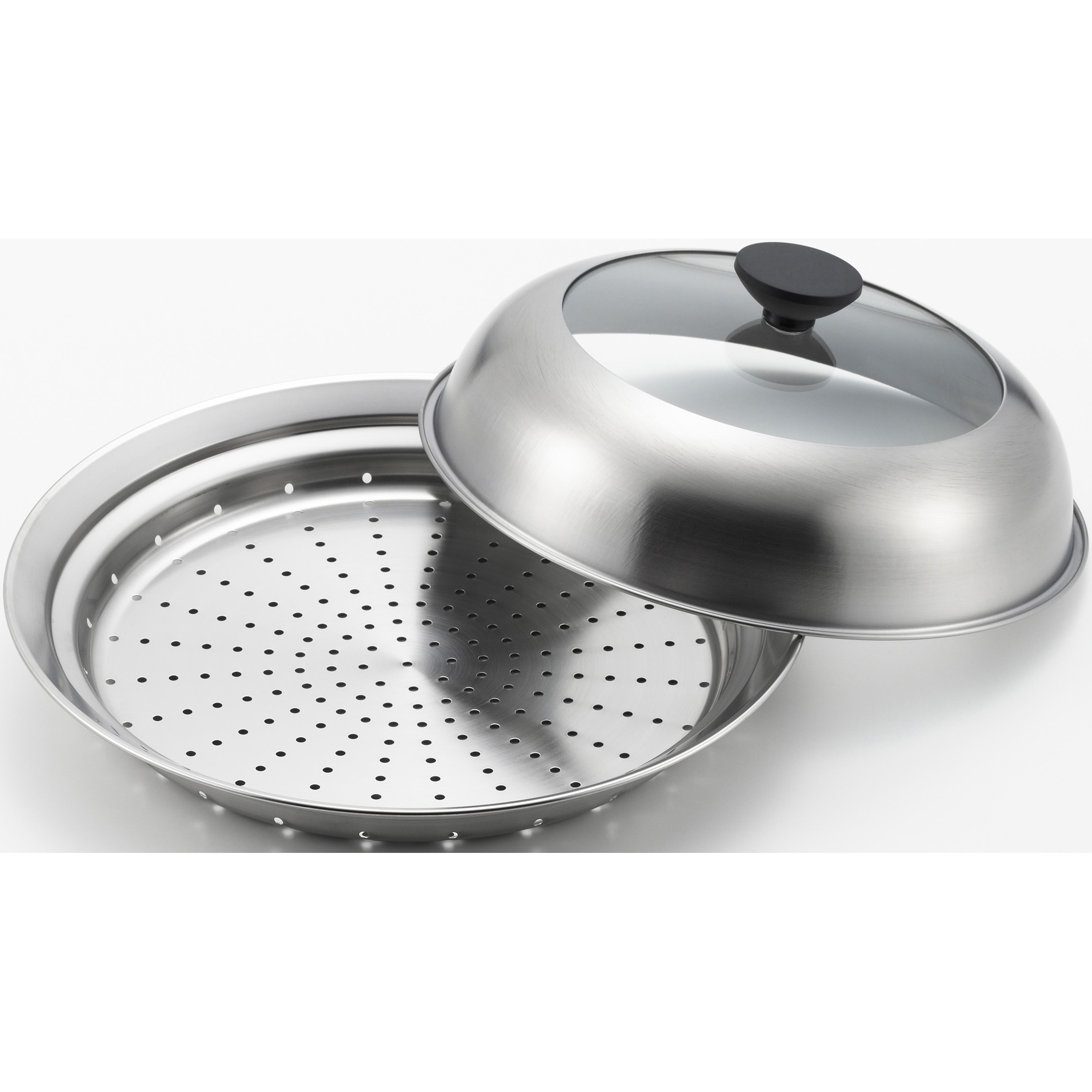 LPガス用蒸し器 楽天市場】ヨシカワ 見える！ フライパン用蒸し器 24cm〜26cm対応