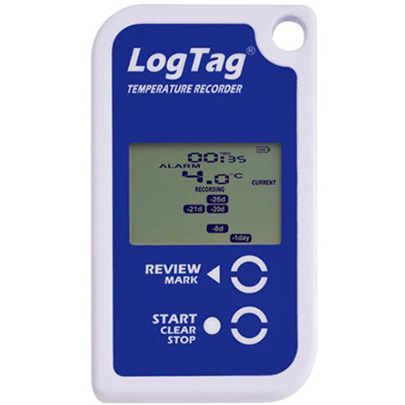 TRID30-7R(一般校正(中国語)) 温度ロガー 中国語版校正証明書付 Logtag Recorders 専用クレードル63-6325-95(別売)インターフェース 質量41g