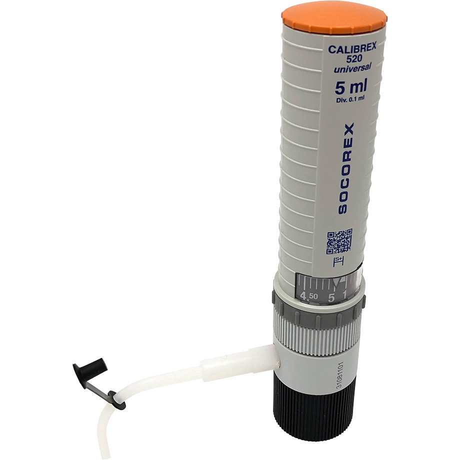 520.005(JCSS校正) キャリブレックスディスペンサー JCSS校正証明書付 520シリーズ 1個 Socorex(ソコレックス) 【通販モノタロウ】 50,988円