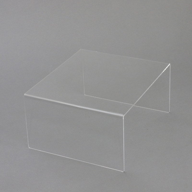 3面 240×210 アクリルディスプレイコの字型 HEIKO 幅240mm奥行210mm高