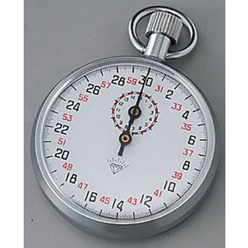 504(一般校正(中国語)) ストップウォッチ 手巻き式 中国語版校正証明書付 1台 アズワン 【通販モノタロウ】