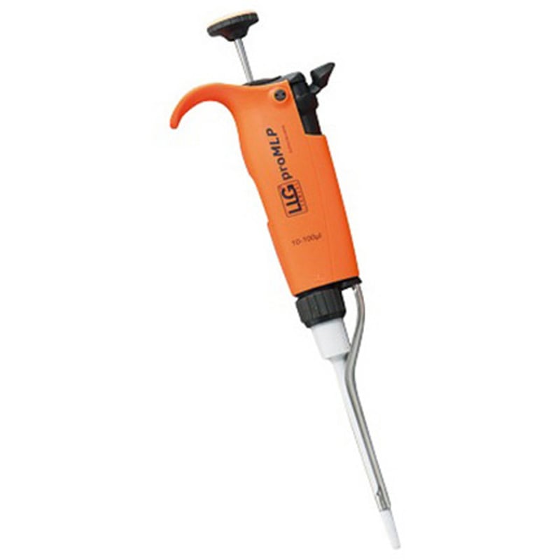 (一般校正(英語)) マイクロピペット LLG-pro MLP 英語版校正証明書付 LLG Labware 容量10～100μL  1個