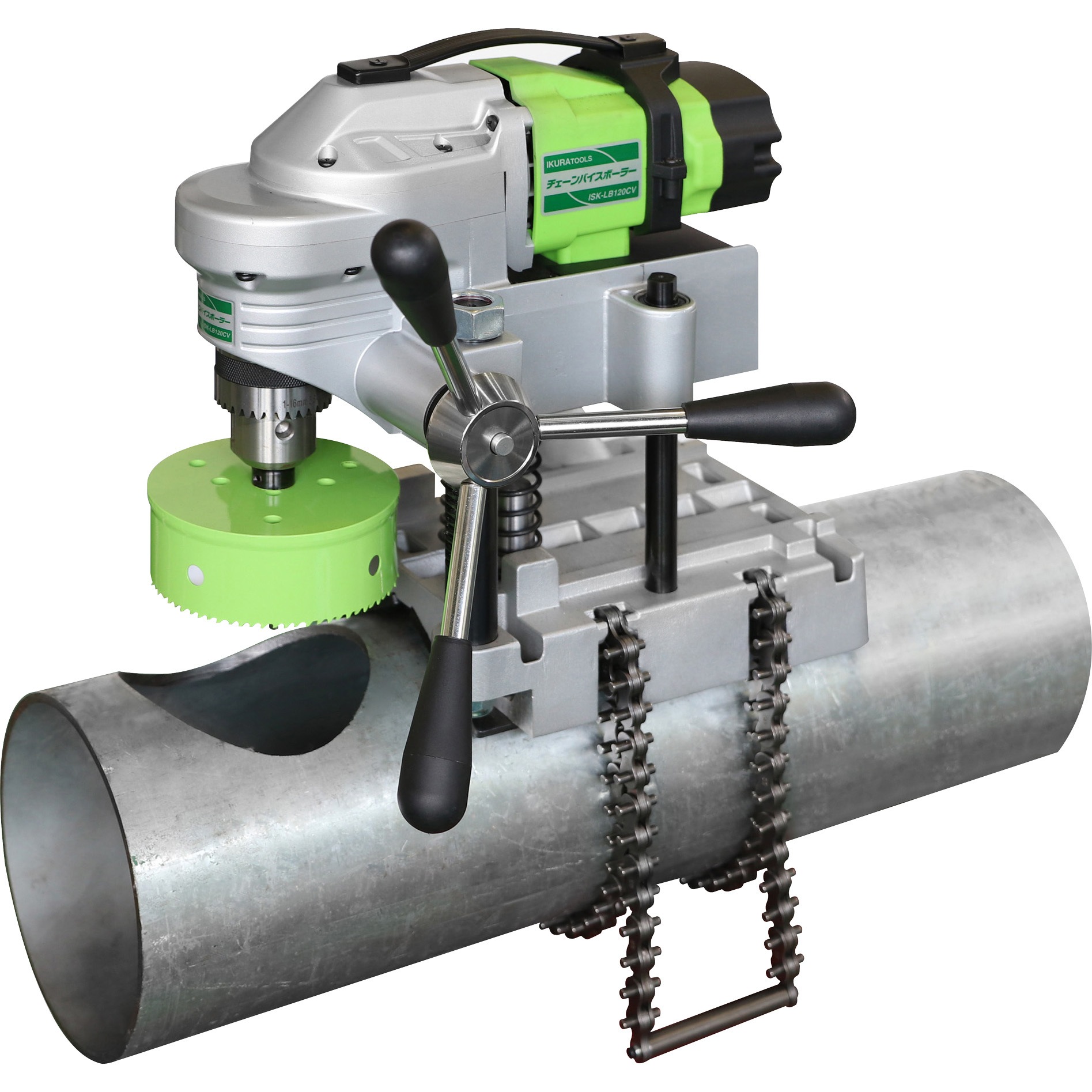 ISK-LB120CV ライトボーラーチェーンバイス 1台 IKURATOOLS(育良精機