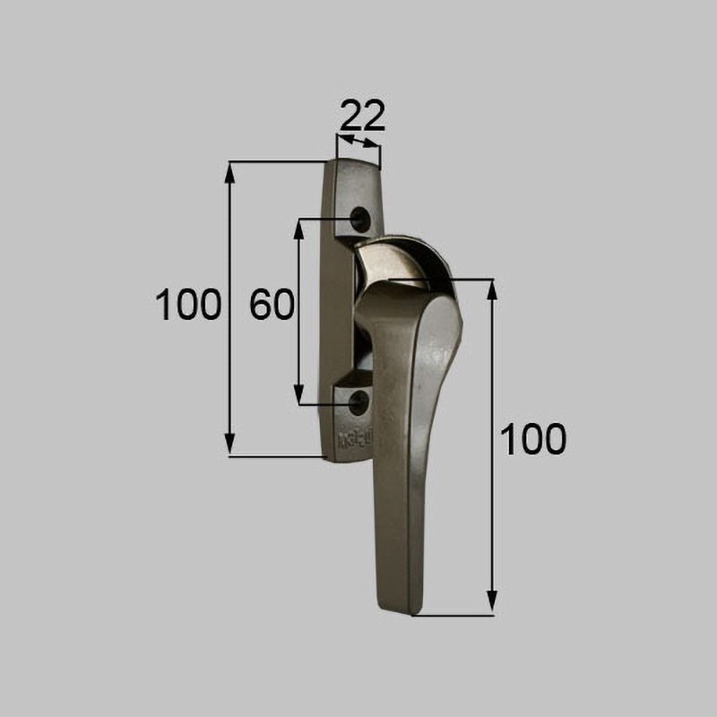 FNMB184 AT テラスグレモンハンドル TOSTEM(LIXIL) ブロンズ色 右用 