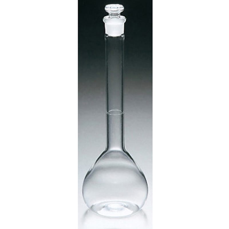 CL2042-04-10(一般校正(中国語)) 石英メスフラスコ 中国語版校正証明書付 CL2042シリーズ climbing(クライミング) 25mL