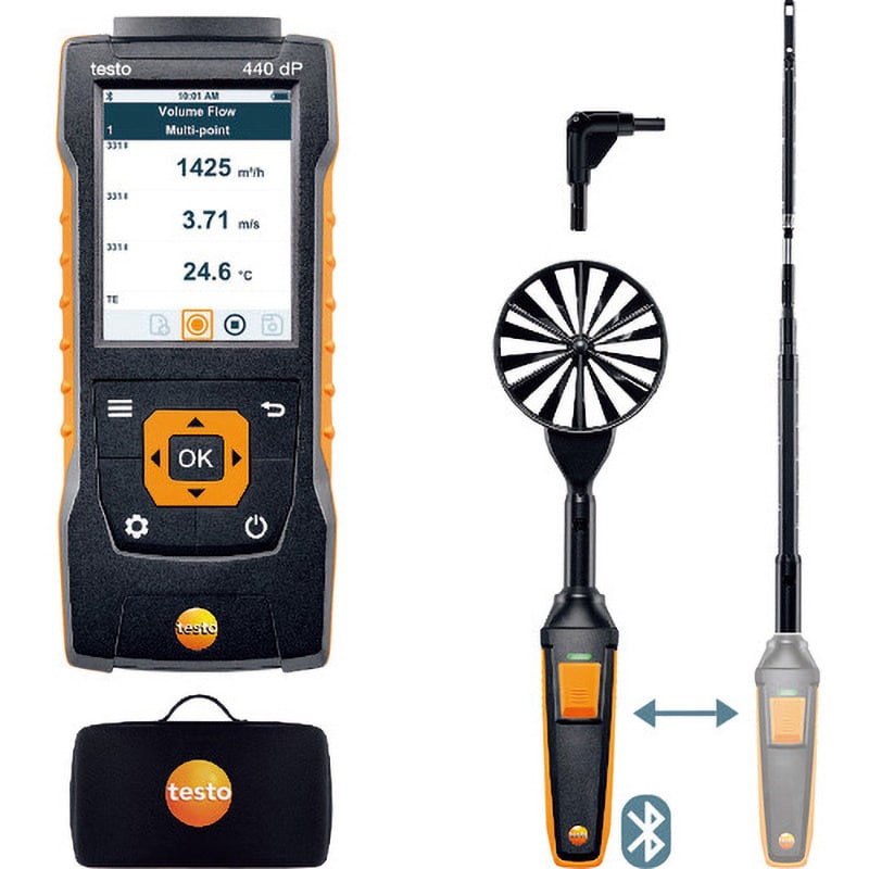 0563 4409 TESTO440DP 風速計コンボセット 1式 testo(テストー) 【通販