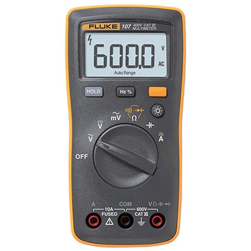 MB-107.AMG本物メーターコンプリート販売―フルスケール３００KM FLUKE-107(JCSS校正) デジタルマルチメーター JCSS校正付 FLUKE