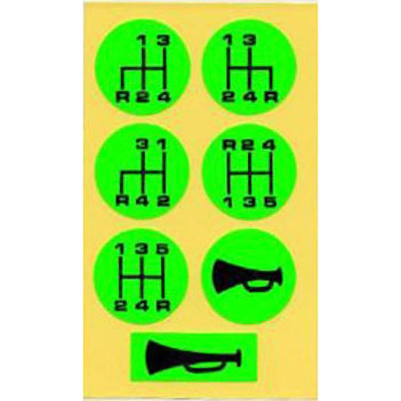 1702 シフトパターンシール 1枚 東洋マーク製作所 【通販モノタロウ】