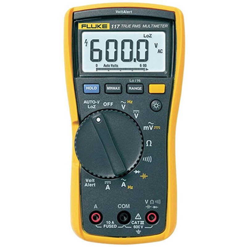 FLUKE-117(JCSS校正) 電気設備・電気工事用デジタルマルチメーター 