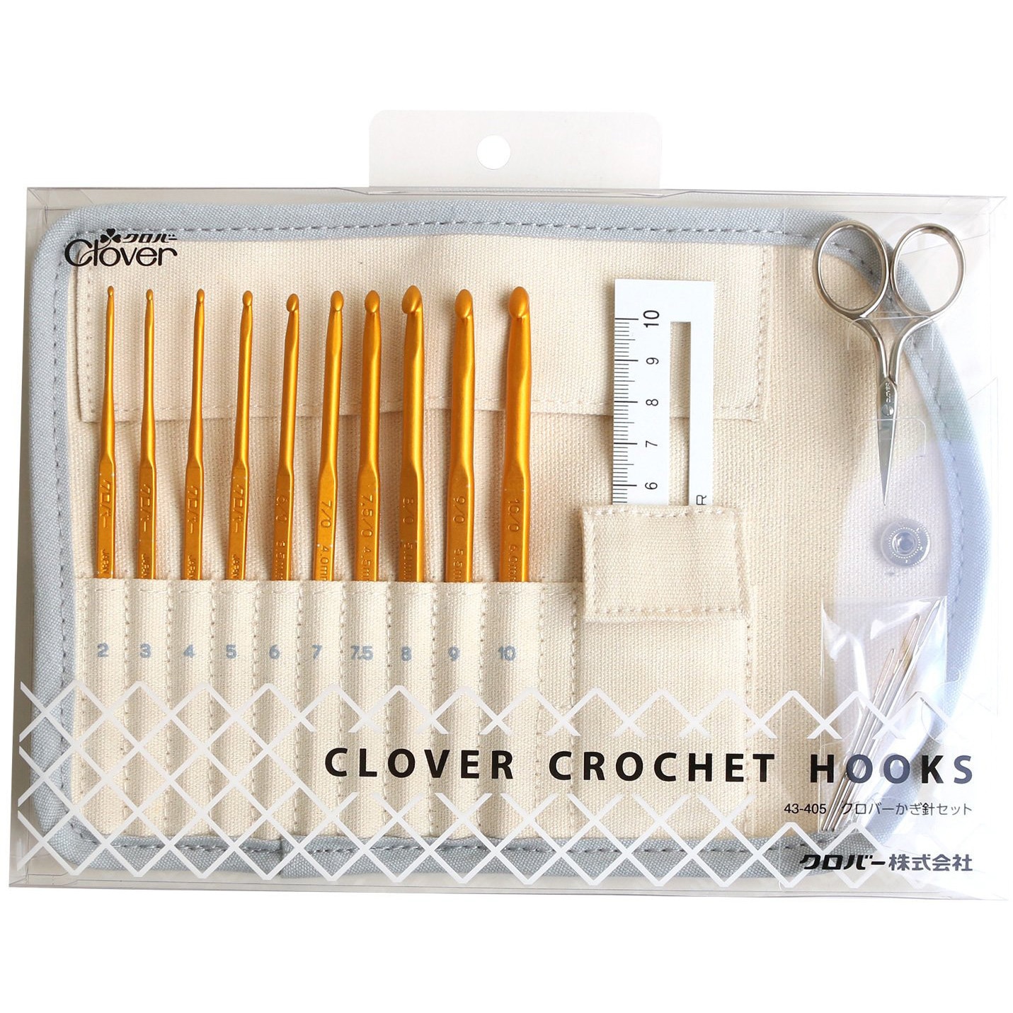 43-405 クロバーかぎ針セット Clover(クロバー) 1個 43-405 - 【通販