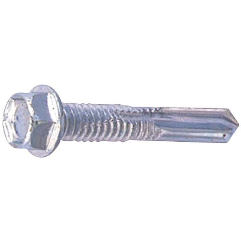 M5.5×32 ニューポイント六角座付ポイント5(鉄/3価ホワイト)(小箱) 大阪魂 ねじの呼びM5.5長さ32mm 1箱(500個)