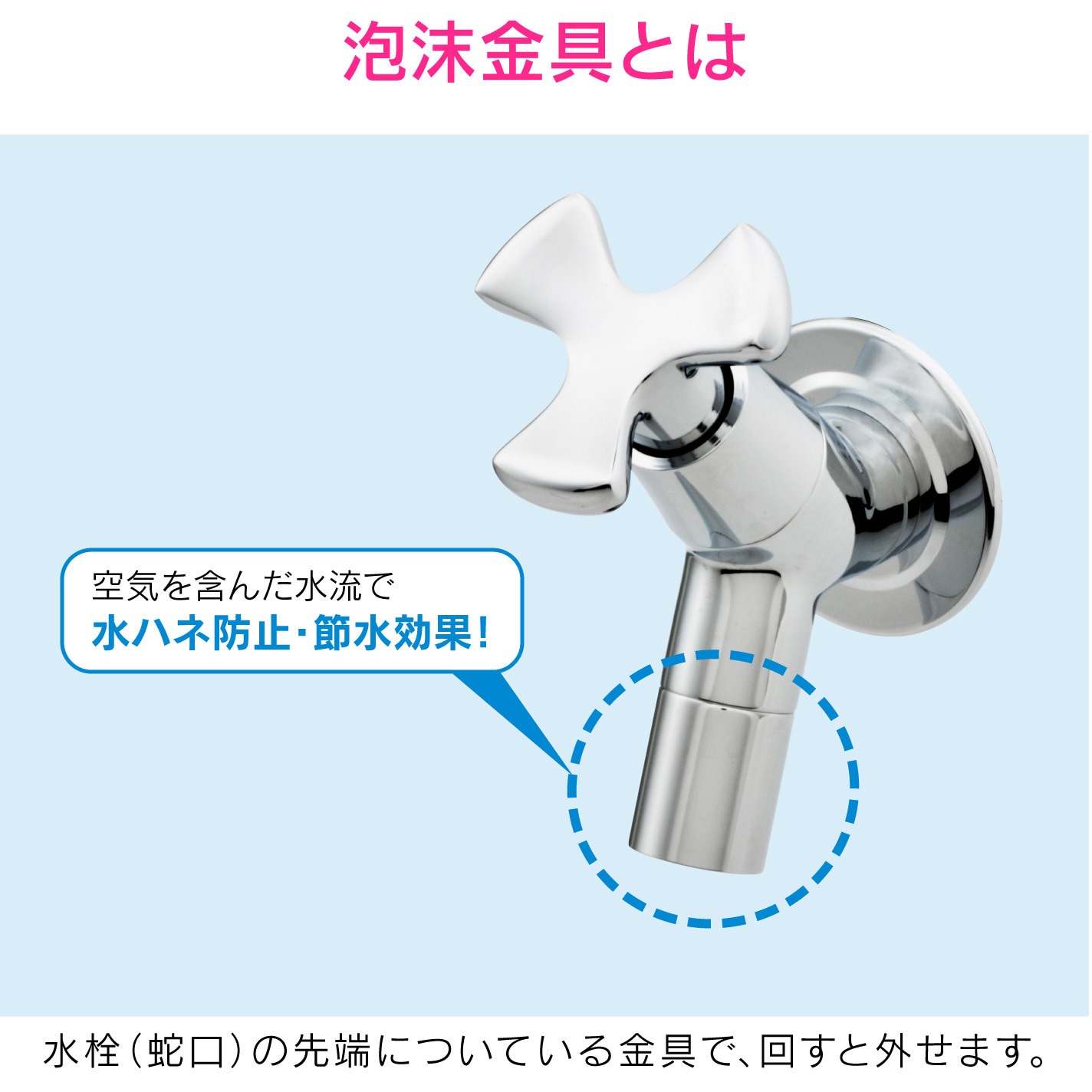 GA-RA008 ガオナ ガーデン用水栓 コンパクト (オシャレ 泡沫金具付き