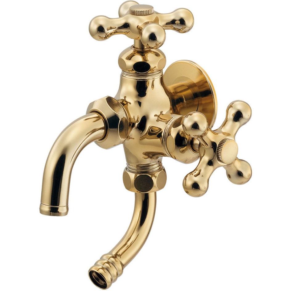 GA-RE003 ガオナ 万能ホーム双口水栓 おしゃれ (ホース取付 一般地・寒冷地用) GAONA(ガオナ) 節水固定コマ仕様