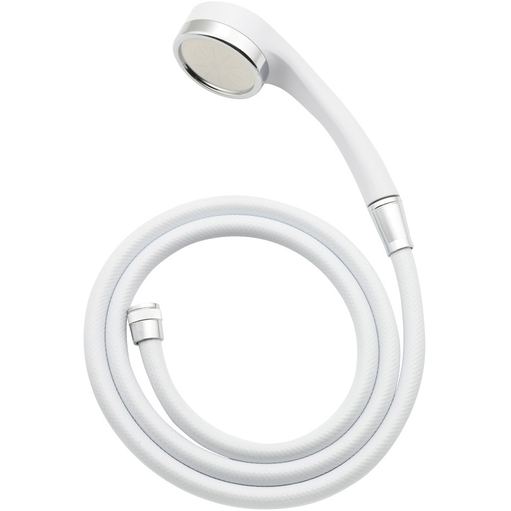 GA-FH035 これカモ シャワーヘッドとホースのセット 浄水 大型 (髪・肌にやさしい 塩素除去 節水 ホワイト) 1セット GAONA(ガオナ) 【通販モノタロウ】