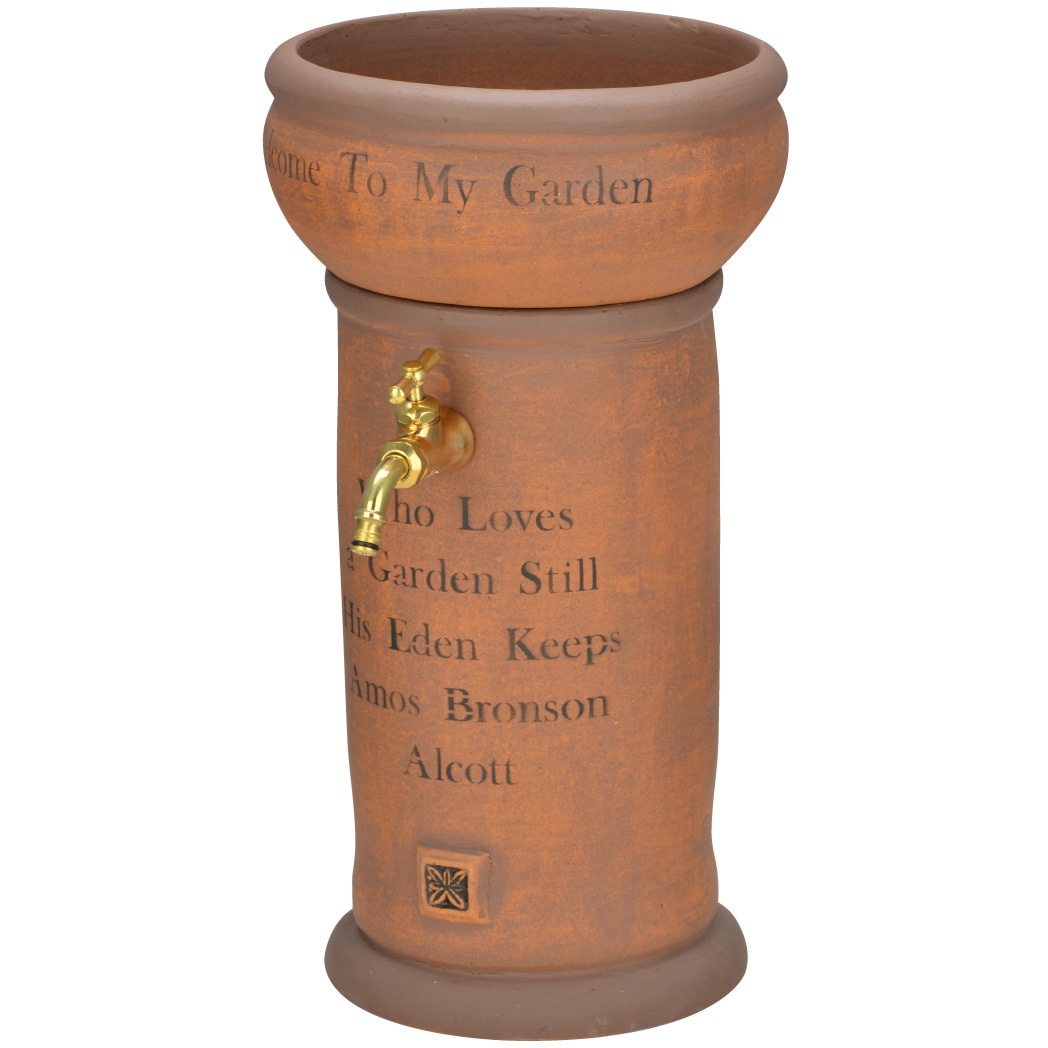 GA-RG008 ガオナ 水栓柱 移動式 (立水栓 ガーデン 後付け アンティーク テラコッタ) 1個 GAONA(ガオナ) 【通販モノタロウ】