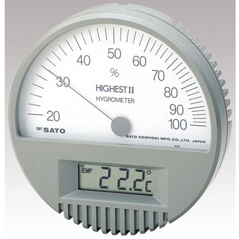 7542-00(一般校正) 精密温湿度計 校正証明書付 佐藤計量器製作所 温度測定範囲0～50℃