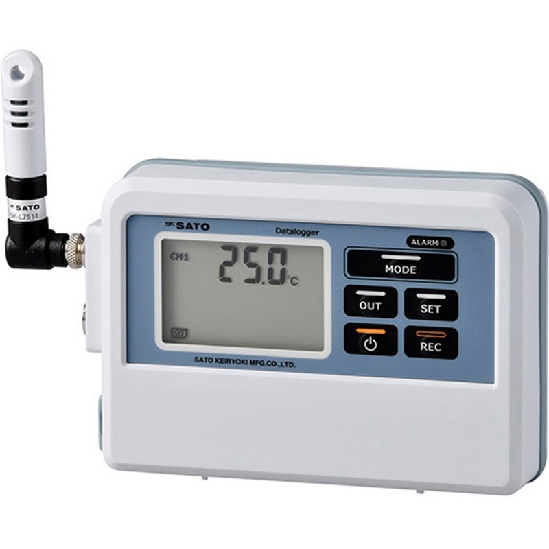 SK-L751/SK-L751-1(一般校正) 温度データロガー記憶計/一体型センサ+ トレサビリティー書類一式 4点セット 佐藤計量器製作所 一般校正