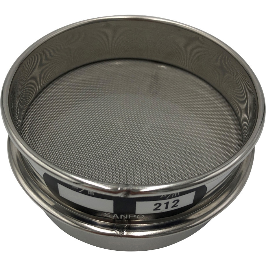 (一般校正) ステンレスふるい Φ75×20mm 校正証明書 ISO9001 付 1個 サンポー 【通販モノタロウ】