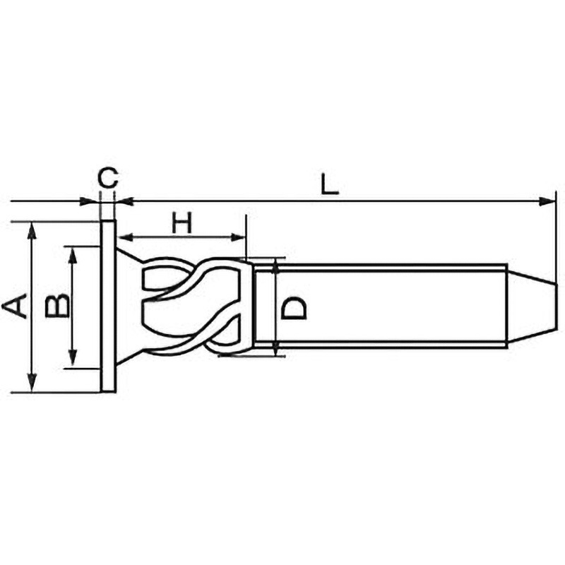 M4×25 スピーねじ(鉄/3価ブラック) (小箱) 日本パワーファスニング 呼びM4長さ25mm 1箱(1000個)
